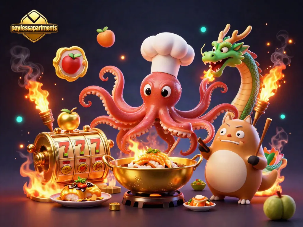 Engage in thrilling gameplay with paylessapartments' vibrant slots experience featuring dynamic characters.