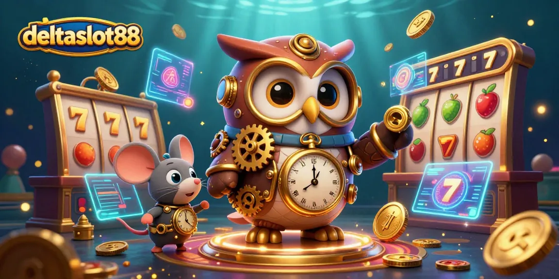 deltaslot88 promotes spinning slot reels for big jackpots in a vibrant casino scene