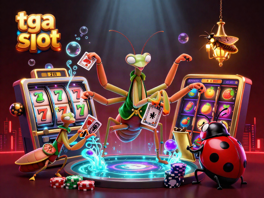 ภาพการจัดเรียงสัญลักษณ์สล็อต tga slot ที่เต็มไปด้วยความสนุกและความตื่นเต้น