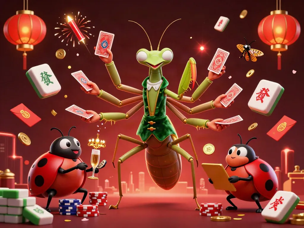 Experience thrilling moments with 8xbet1 in this lively casino scene featuring vibrant game elements and characters.