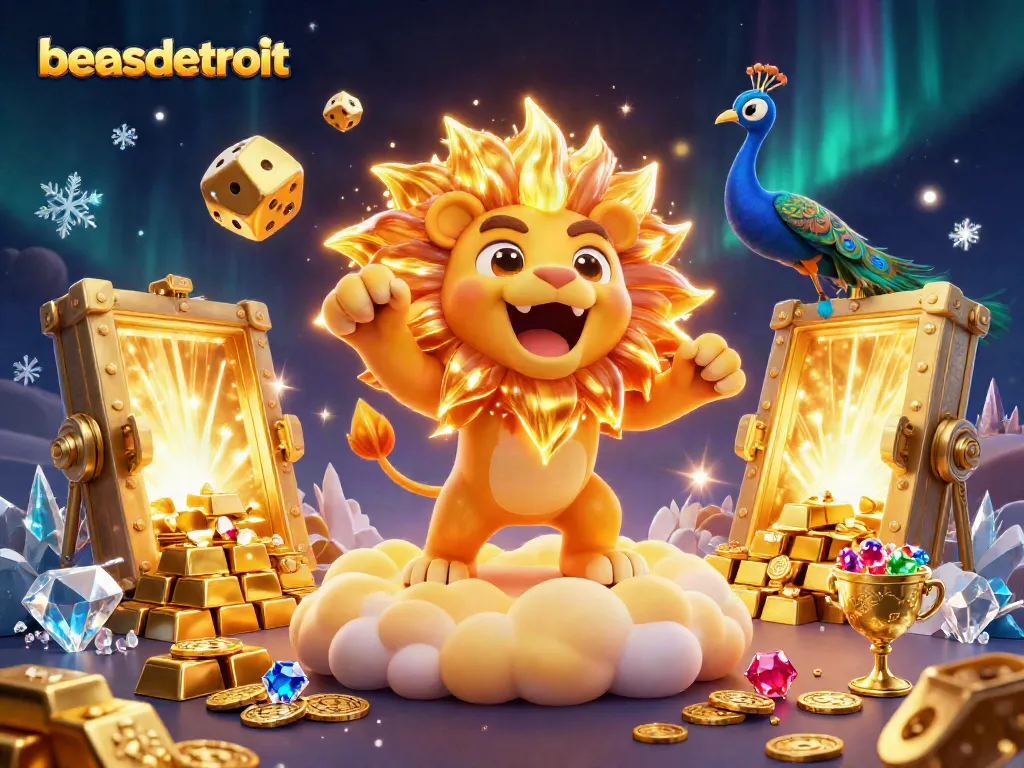 Engage in thrilling gameplay at beasdetroit with golden treasures and vibrant casino elements.