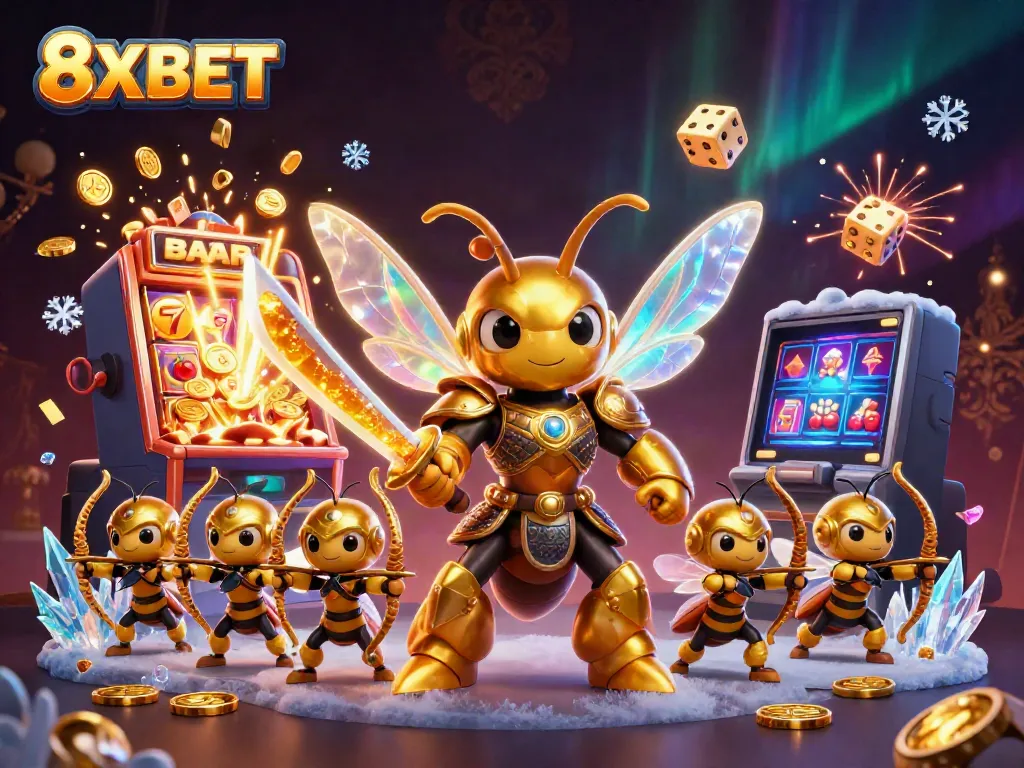 Experience exciting wins at 8XBET with vibrant slot machines and energetic characters in action.